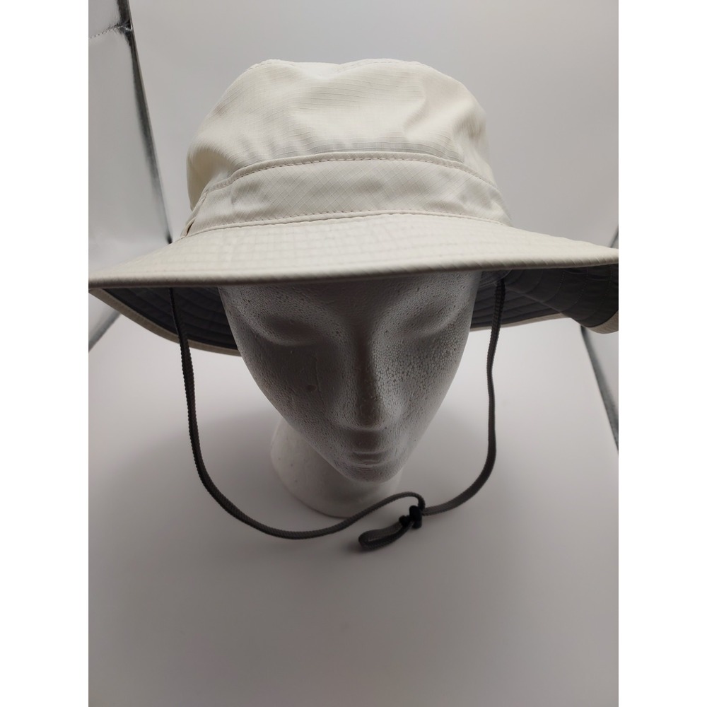 Solar Escape Boonie Hat One Size Beige Wide Brim Fishing Hiking Sun Hat UPF